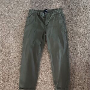 GAP Green Chinos Classic Straight Leg Design
